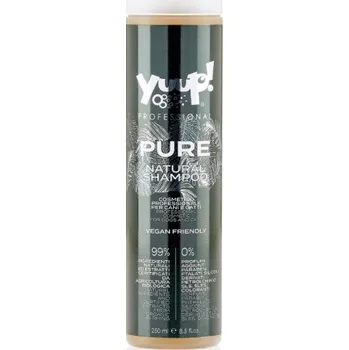 Kosmetika pro psa YUUP PURE NATURAL šampon 250ml (veganské složení, bez parfemace, hypoalergenní) (Šampon před použitím ředíme 1:10 - 1:20. )