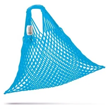 Kabelka SÍŤOVÁ TAŠKA DO RUKY - NEO RETRO světle modrá