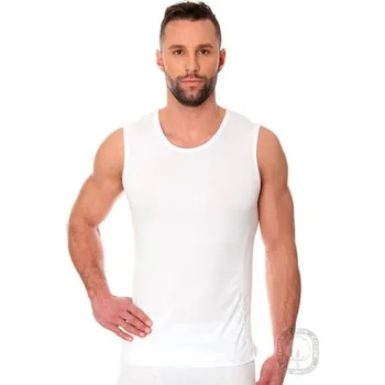 Pánské tílko Pánské tílko Cotton SL00068A BRUBECK bílá M