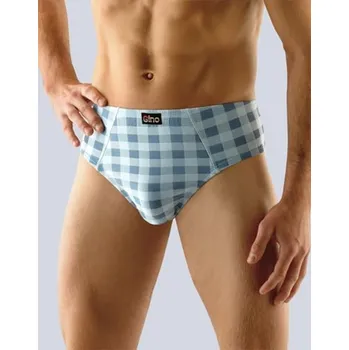 Trenýrky Pánské slipy se širším bokem GINO 71083P sv. modrá M/L