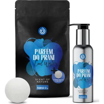 Aviváž Nanolab Parfém do praní Cool water Objem: 300 ml, Pracích dávek: 60, Sušící koule: Ano