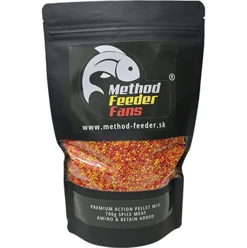 Method Feeder Fans Pelety Premium Action Fluo Pellet 700 g - Spice Meat