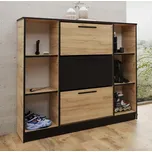 KIER Botník BENY SZNB02 | dub craft zlatý/černá