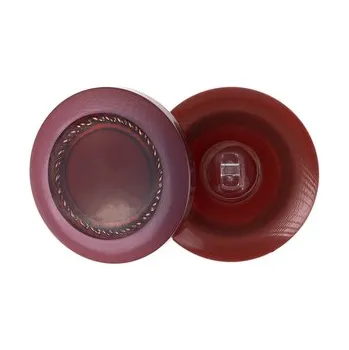 Knoflík Knoflík - sada 3 ks - bordo - prům. 30 mm