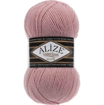 Příze Alize Superlana klasik 161 pudrová růžová