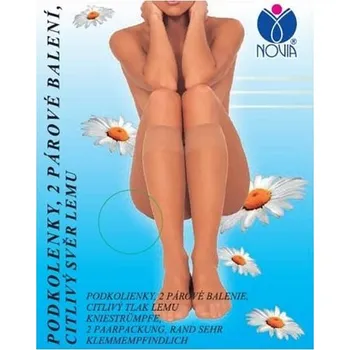 Dámské punčochy Silonkové podkolenky B06 světle tělová 1389 25 (38)