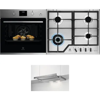 Set domácích spotřebičů ELECTROLUX KODGH70TX + ELECTROLUX KGS64362XX + ELECTROLUX LFP326S
