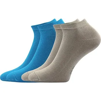 Dětské ponožky ČENĚK B mix / šedá + modrá 25-29,30-34,35-38