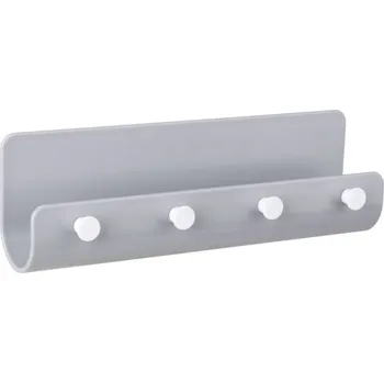 Věšák Walteco Věšák na klíče 215x70mm, plast, šedý
