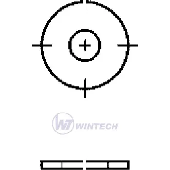 Matice Podložka DIN 9021 M16 /17,0x50x3 OBC Balení: 100 ks LAJAA16000A5K