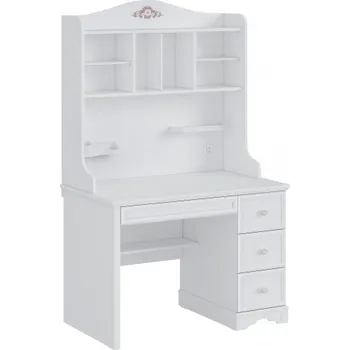 Psací stůl Malý psací stůl s nástavcem Ballerina - bílá