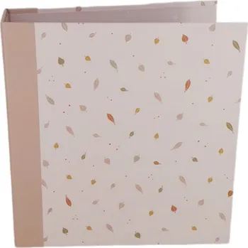 Fotoalbum mintopia Album na scrapbooking 21×22,5cm - růžové s listy