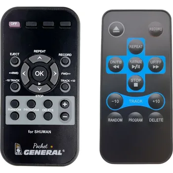 Dálkový ovladač SHUMAN MC250BT - dálkový ovladač duplikát