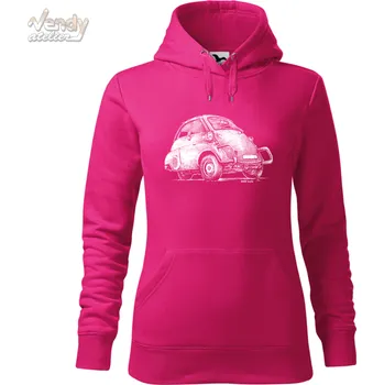 Pánská mikina Mikina - BMW Isetta Barva: Purpurová (40), Velikost: XS, Střih: Dámské