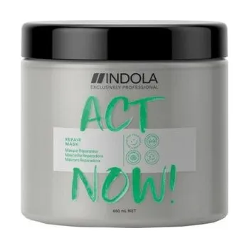 Vlasová regenerace Indola Act Now! Mask maska pro poškozené vlasy 650 ml