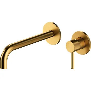 Vodovodní baterie Omnires Y podomítková umyvadlová baterie, kartáčovaná zlatá Y1215HLGLB