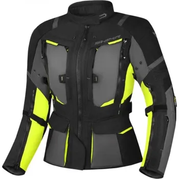 Moto bunda Dámská bunda na motocykl Shima Hero 2.0 černo-šedo-fluo žlutá L