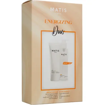 Kosmetická sada Matis Energezing Duo Set - Čistící gel 200 ml + toner 200 ml Dárková sada