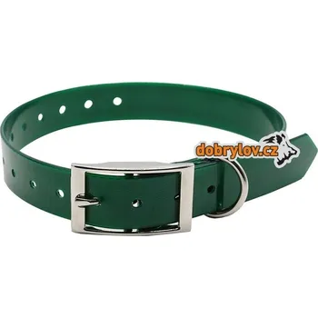 Obojek pro psa edworld Obojek TPU, rozměr 25×620 mm, barva tmavě zelená