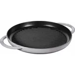 Staub grilovaci panev indukce kulaty 30cm Graphit-grau
