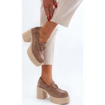 Dámské polobotky Polobotky na podpatku model 193930 Step in style 38