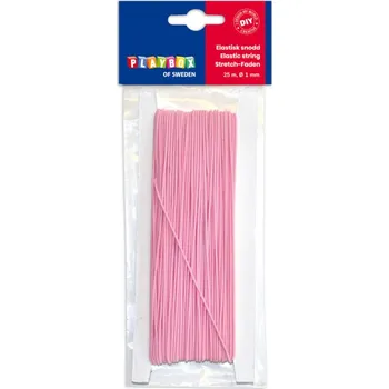 Gumička 25 m x 1 mm - růžová