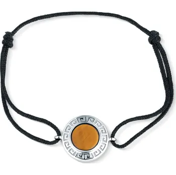 Náramek Olivie Provázkový náramek TYGŘÍ OKO 7217 Ag 925; ≤3,4 g.