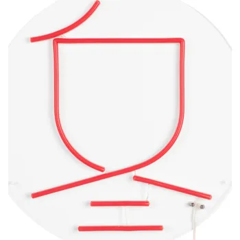 Obraz Červená nástěnná LED dekorace DUTCHBONE WINTER 35 cm