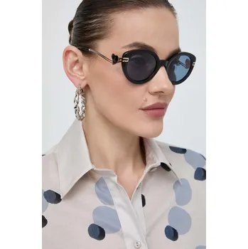 Sluneční brýle Sluneční brýle Vivienne Westwood dámské, černá barva, VW506000153 99X, vel. 53