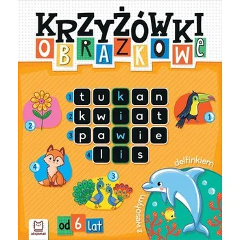 První čtění Krzyżówki obrazkowe z wesołym delfinkiem 6+ - Beata Karlik