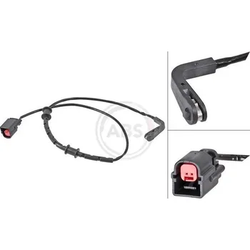 Brzdová destička Výstražný kontakt, opotřebení obložení A.B.S. 39926