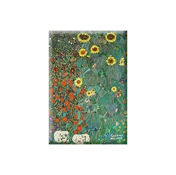 Dekorativní magnet Plumeria Plu - Magnetka Gustav Klimt Garden with Sunflowers - 8 x 5,5 cm