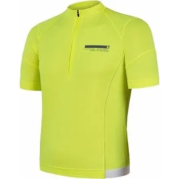 cyklistický dres Sensor SENSOR COOLMAX ENTRY pánský dres kr.rukáv neon yellow výprodej