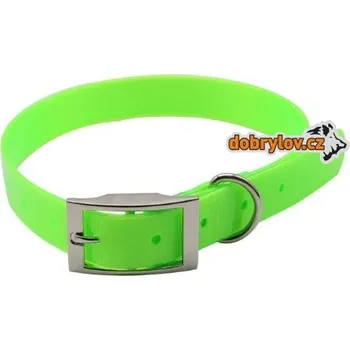 Obojek pro psa edworld Obojek TPU, rozměr 25×600 mm, barva světle zelená