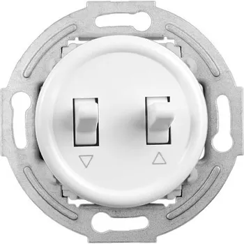 Elektrická zásuvka Elhard Klasik KL1203W žaluziový ovladač bílý