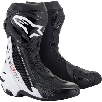 Moto obuv Boty na motorku Alpinestars Supertech R 2024 černo-bílé 46
