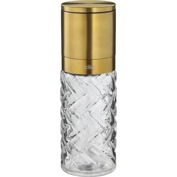 Mlýnek na koření Ruční mlýnek Cilio sklo 20 g žlutý