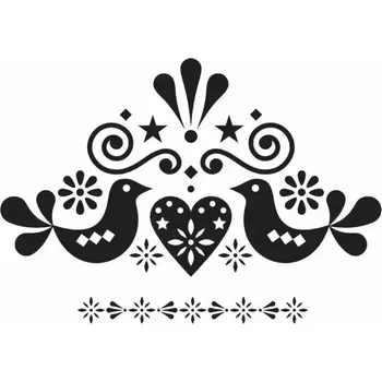 Obraz FOLKLOR pískování obrázku (Pískování obrázku na sklo z naší nabídky)