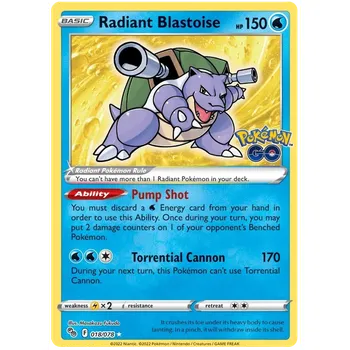Karetní hra Pokémon TCG Radiant Blastoise 018/078