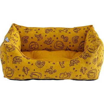 Pelíšek pro psa Pelech KIWI WALKER Kiwi & Friends Sofa Bed oranžový (XL) 110x85x26cm