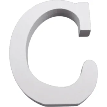 Party dekorace Stoklasa Písmeno dřevěné dekorační 8cm "C"