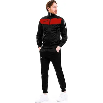 Pánská mikina Černo-červená pánská tepláková souprava Givova Tuta Visa Sum M TR018 1210, S i476_21553879