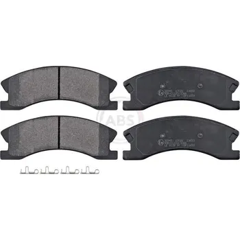 Brzdová destička Sada brzdových destiček, kotoučová brzda A.B.S. 38945