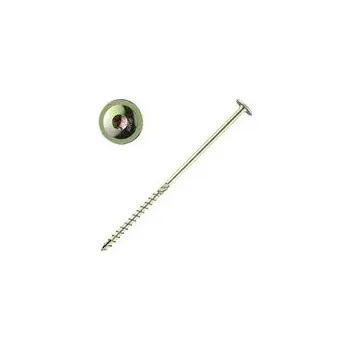Vrut Konstrukční vrut s talířovou hlavou Torx T30 6x160mm 100ks