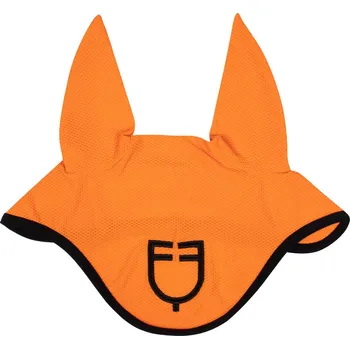 Čabraka pro koně EQUESTRO Čabraka Mesh Black Line Equestro, orange