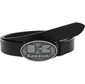 Motodoplněk RSA KM Saddlery Kožený moto opasek se sponou Kawasaki 120