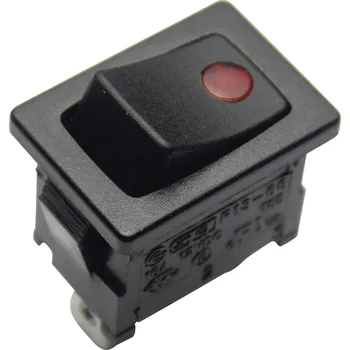 vypínač TRU COMPONENTS 1587848 kolébkový spínač TC-R13-66B2-02 B/B 12 V 16 A 1x vyp/zap s aretací 1 ks