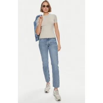 Pánské tričko Calvin Klein T-Shirt K20K206553 Béžová Slim Fit M