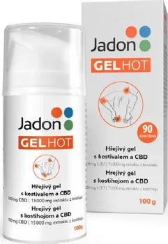 Masážní přípravek Jadon Gel Hot hřejivý gel s kostivalem a CBD