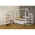 MAXIDO Dětská postel Snílek s přistýlkou a šuplíky 200x90 bílá (Český výrobek)